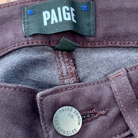 Paige Verdugo Ankle Jeans in Java Brown - Picture 7 of 12